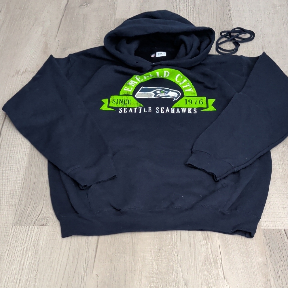 Seattle Seahawks Blue Hoodie Men's Size medium